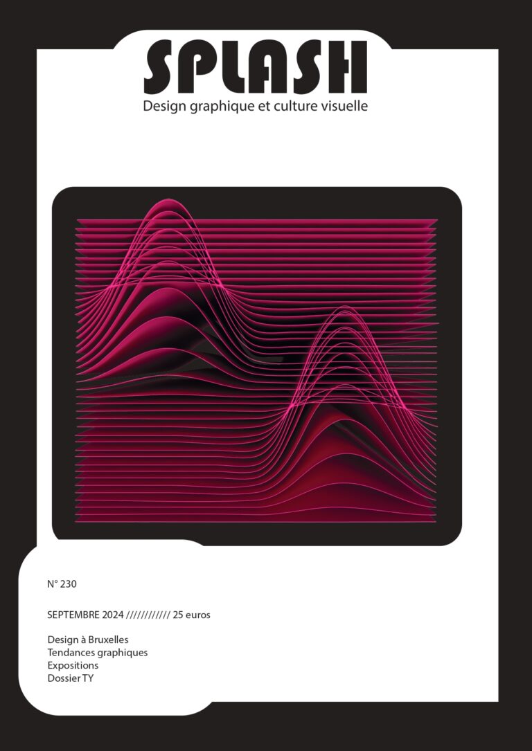 Affiche réalisé en cours de production graphique