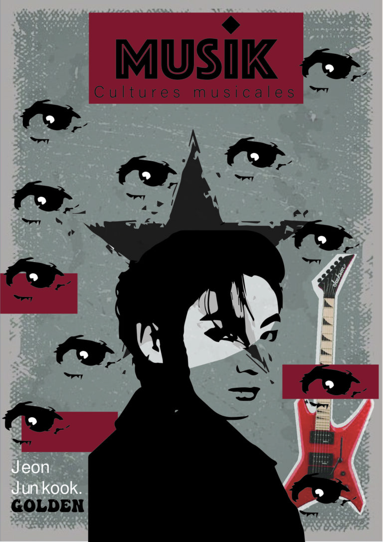 Affiche réalisé en cours de production graphique