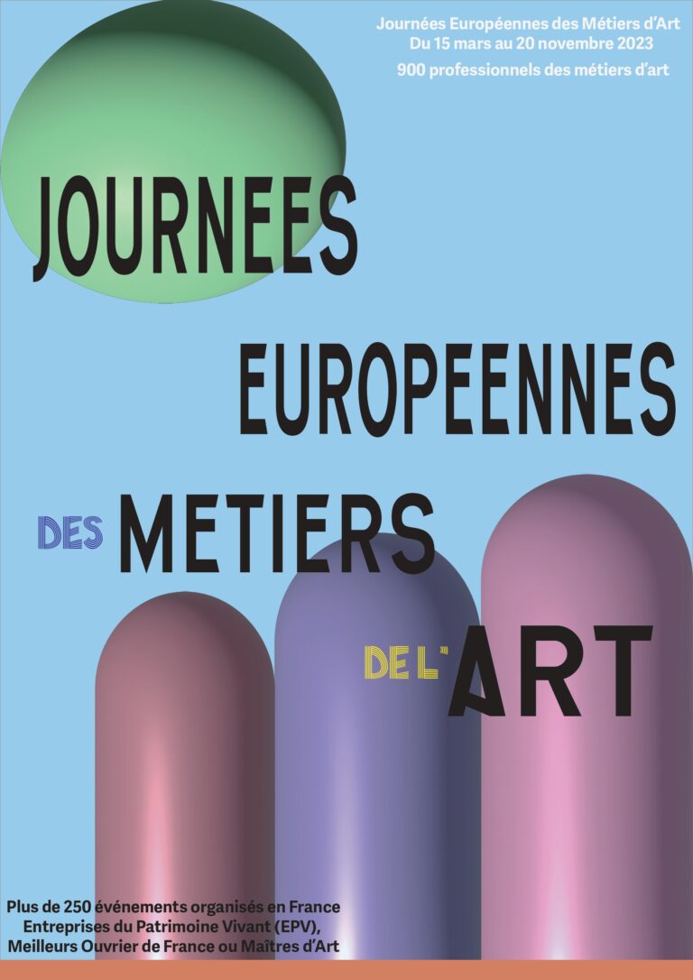 Affiche réalisé en cours de production graphique